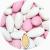 One -in 1 kg wedding almonds gracile mix white & pink matt wedding baptismal tonsils sugar almonds candy candy coufa confetti baptism confirmation