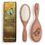 Natural Wood Bristle Hair Brush  Gentle Massage  Pear Wood Handle  Made in Germany  Model PWW  For All Hair Types  Rounded Wood Pins  Anti-Static 1 Count (Pack of 1)