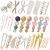 KEYRI 30 Pcs Pearl Hair Clips Hair Accessories for Women Hair Barrettes Headwear Styling Tools Makeup Hair Clips Women Curl Pin Clips for Bangs Snap Hair clips Hairpins Gifts for Girls (30 Pieces)