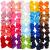 40 Pieces Hair Bows for Girls Clips Grosgrain Ribbon Boutique Hair Bow Alligator Clips For Girls Teens Toddlers Kids (20 Colors in Pairs) (4.5 Inch) 4.5 Inch (Pack of 40)