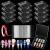 63 PCS Press on Nails Packaging Set Kalolary Clear Nail Tips Display Storage Box Set Including Packaging Boxes Double Sided Tape and Transparent Nail Display Stand Holder for Press on Nail Business 63 Piece Set