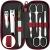 marQus Solingen Germany Manicure Sets for Women & Men 7 Pcs Set - Quality Grooming Kit Nail Clippers & Toenail Clippers tweezers Nail Kit - Fabulous Gift for all Occasions 2. Red
