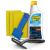 Cerama Bryte Combo Kit POW-R Grip, Scraper, Pads & Removes Tough Stains Cooktop and Stove Top Cleaner for Glass - Ceramic Surfaces, 10 Ounces, 6 Piece 10 Ounces 6 Piece