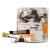 Hellma Mini Sugar Sticks 200 pcs. 2.5 g each short - 500 g storage box - individual sugar sachets for espresso