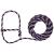 Weaver Leather Livestock Stierwalt Breaking Halter, Purple/Black/Gray, 8 1/2'