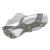Korkers Ultra Runner Ice Cleat - One-Size-fits-Most - 16 Replaceable Carbide Spikes - for Winter Running