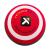 Triggerpoint MBX massage ball targeted muscle relaxation portable self-massage muscle and connective tissue massage massage red 2.6 ''/5cm