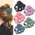 Lolalet Octopus Hair Claw Clips 5 Pack Non-slip Jaw Clips Medium Hair Clamps for Thick Curly Long Hair Wide Grip Hair Accessories for Women Girls -Style A Black/Pink/CornflowerBlue/Plum/CadetBlue