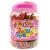 Vmart ABC Funny Hippo Assorted Fruit Flavour Jelly Straws 1kg Jar Tiktok Sweets