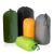 Frelaxy Stuff Sack Set 5-Pack (3L&5L&9L&15L&20L), Ultralight Ditty Bags with Dust Flap for Traveling Hiking Backpacking Neon Green&Orange&Gray&Army Green&Black