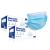 VIROSA Extra VALUE 3 Layer Face Masks | PACK of 100 | Comfortable Protective and Suitable For Sensitive Skin Blue