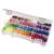 ArtBin 6840JN Floss Finder Box, Sewing & Embroidery Organizer, 1 Plastic Storage Case, Clear