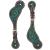 Turquoise Cross Carved Turquoise Flower Collection Ladies' Spur Straps