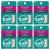 Tom's of Maine Naturally Waxed Antiplaque Flat Dental Floss, Spearmint, 32 Yards 6-Pack (Packaging May Vary)