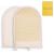EUROPEAN M6 Loofah Exfoliating Body Scrubber - Dual Side Big Size Exfoliator Bath Sponge Glove  Natural Organic Large Luffa for Women and Men Deep Exfoliation Loofa Wash Mitt Fit Perfect in Your Hand