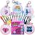 Cross Stitch Kits For Beginners. 5 Stamped Cross Stitch Kits for Kids.Needlepoint Kits For Beginners. Embroidery Kit For Kids. Crossstitch Kit For Beginners. Girls cross stitch kit Backpack Charms Cross Stitch Backpack C...
