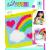 Colorbok 61904 Rainbow Learn to Sew Needlepoint Kit, 6-Inch by 6-Inch, Yellow Frame 1 PACK