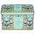 New English Teas Song Thrush and Berries Tea Tin with 40 English Breakfast Teabags (Mint Green) Mint 1 Count (Pack of 1)