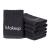 Arkwright Makeup Remover Towels (13x13, 6 Pack) Soft Cotton Washcloths With Makeup Embroidery, Perfect Holiday Gift for Women (Black) 13x13 Inch (Pack of 6)