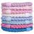 8 pieces hair tie for girls pack with 8 multi -colored elastic ligaments hair bands elastic style 12 Mixed Color Style 12