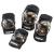 Mongoose Youth BMX Bike Gel Knee and Elbow Pad Set, Multi-Sport Protective Gear, Multiple Colors Black/Orange