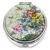 MADDesign Mother of Pearl Compact Makeup Mirror Folding Magnify Butterfly Flowers Pink Yellow
