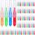 100 pieces interdental brush toothpick dental tooth floss head mouth hygiene interdental brush tooth flap toothpick cleaning tooth cleaning tools (red blue light green and orange)