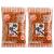 Uegaki Beika Extra Hot Rice Cracker Kaki No Tane 4.5oz (Pack of 2) Extra Hot 4.5 Ounce (Pack of 2)