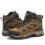 HI-TEC Yosemite WP Mid Waterproof Hiking Boots for Men, Lightweight Breathable Outdoor Trekking Shoes 9 Dark Green