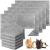 Panelee 10 pieces of waterproof guinea pig ceilings Washing pee Pipi surface Small animal sleeping mat absorbent reusable guinea pig cage inserts (gray 18 x 24 inches) 18 x 24 inches