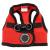 Puppia dog harness for small and medium -sized dogs - soft vest in many colors - also used as a puppy dishes - anti -anti -tanning crockery for dogs red medium m red red