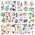 Konsait Football Tattoos Soccer Ball Tattoos Kids Children Temporary Transfer Tattoos Boys Birthday Party Bag & Stocking Fillers  142PCS