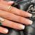 Novo ovo nails to stick on short angular ombre french tip press on fake nails pink to white naked French artificial fingernails to stick on artificial nails with glue for Valentine's Day Milk cap milk cap eu