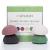 Sinutan | Konjac face sponge | 100% natural | Bamboo activated carbon/green tea/red clay/pure white | Round Konjac sponge for peeling and deep cleansing of pores | Face and body Konjac mix