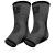 Achilles Tendon Support Brace, Plantar Fasciitis Sock, Ankle Compression Sleeve For Running, Tendonitis and Flat Feet Relief Gray Black Unisize