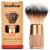 Synthetic Shaving Brush Rose Gold | Vegan Shaving Brush | Razor Bumps Treatment for Women | Shaving Brush in Metal for Ingrown Hair and Razor Burn Treatment| Pre Shave Exfoliator for Women | Bambaw