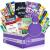 Jerky Lovers Assortment Gift Box, Beef Jerky Gift Baskets For Men - Jerky Variety Pack Gift Set Of 25 Unique Premium Beef Jerky sticks, strips and more - Gift box for men