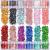 Festival glitter face for festive cladding 12 color set body glitter for nail art and body hair clothing decoration feminine make-up sequins and accessories 12 colors/10g-1