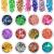 AOOWU Chunky Glitter 12 Colors Festival Glitter Nail Glitter Powder Holographic Cosmetic Glitter for Face Body Eye Hair Nail and DIY Art (A)