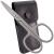 Three swords - nail scissors bent |Sharp blade for the exact cutting of nails.Rustproof brand quality made in Germany |Contents: black nailetui made of nail scissors from synthetic leather curved