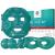 Medi Grade Cooling Face Mask and Cold Eye Mask - Safe Gel Technology Complete Eye, Under Eye and Face Ice Pack Set - Soothing Cold Face and Eye Masks for Dark Circles and Puffiness - Cool Bag Incl.
