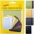 ZEFFFKA Premium Quality Fabric Iron-on Patches Inside & Outside Durable 100% Cotton Blue Gray Beige Brown Yellow Red Green Repair Decorating Kit 14 Pieces Size 3 by 4-1/4 (7.5 cm x 10.5 cm)