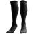 aZengear Compression Socks (20-30mmHg) Anti DVT Air Flying Knee-High Flight Travel Stockings Swollen Legs Varicose Veins Running Shin Splints Calf Pressure Support Sports S/M Black