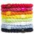 AXEN 8PCS Elastic Hair Tie for Women Girls  Cotton Bands Soft Woven Ponytail Holders for Thick Hair and Curly Hair  Mixed Colors All Mixed Colors