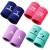 4 Pairs Sports Wristbands for Kids Colorful Kids Wrist Sweatbands Polyester Cotton Wrist Bands Sweat Band for Wrist Gym Pink, Navy, Light Purple, Turquoise