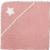 Erwin M ller hooded bath towel with appliqu terry cloth pink-white size 140x140 cm 140x140 cm pink-white