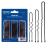 Ponik's Metal Hairpins 3 Sizes Hair Clips Bobby Pins U-Shape Black 100 Pieces
