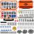 PLUSINNO 253/108pcs Fishing Accessories Kit, Fishing Tackle Box with Tackle Included, Fishing Lures, Fishing Hooks, Spinner Blade, Fishing Gear for Bass, Bluegill, Crappie 253pcs Fishing Accessories Kit