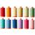 Aurifil Christa Quilts Piece and Quilt Colors Thread Kit 12 Large Spools 50 Weight