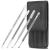 Robbx nail shaver set including spoon slide & spatula |Stainless steel nail slide kit for nail and cuticle |Cuticle pusher skin slide